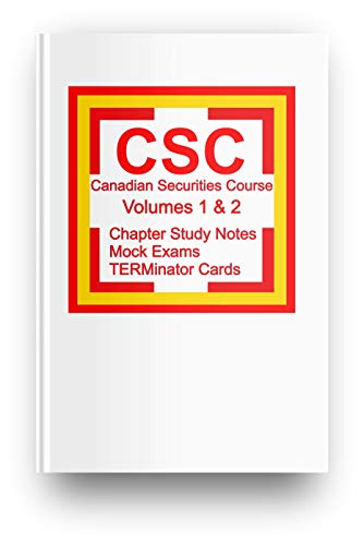 CSC Canadian Securities Course Exam Prep Study Kit Textbook Check - Epub + Converted Pdf
